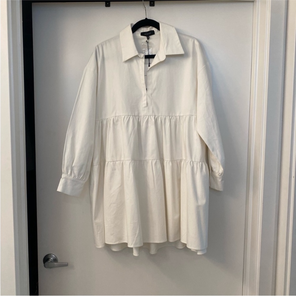 En Saison Longsleeve Baby Doll Dress